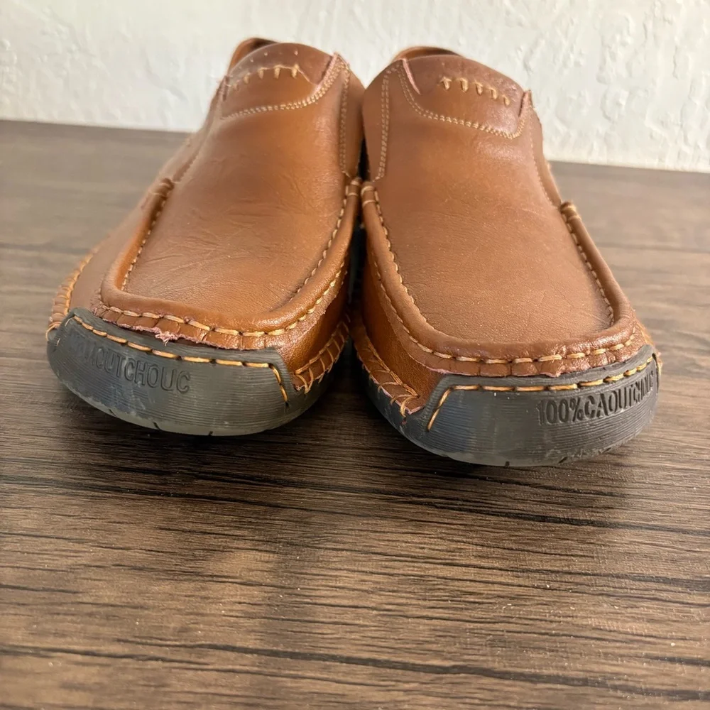 Mens Driving‎ Shoes Loafers Moccasins  Comfortable Casual Tan Sz 10